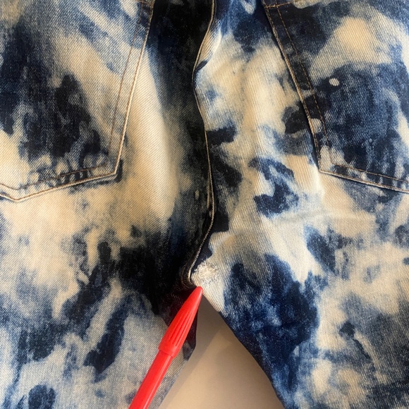 AUTHENTIC Alexander McQueen MCQ ACID WASHED DEMIN JEANS 31 dsquared As-Is - Picture 4 of 16